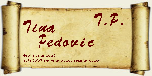 Tina Pedović vizit kartica